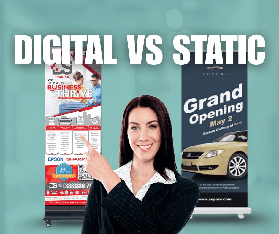 Digital Signage vs. Static Signage: Which Is Right for You?